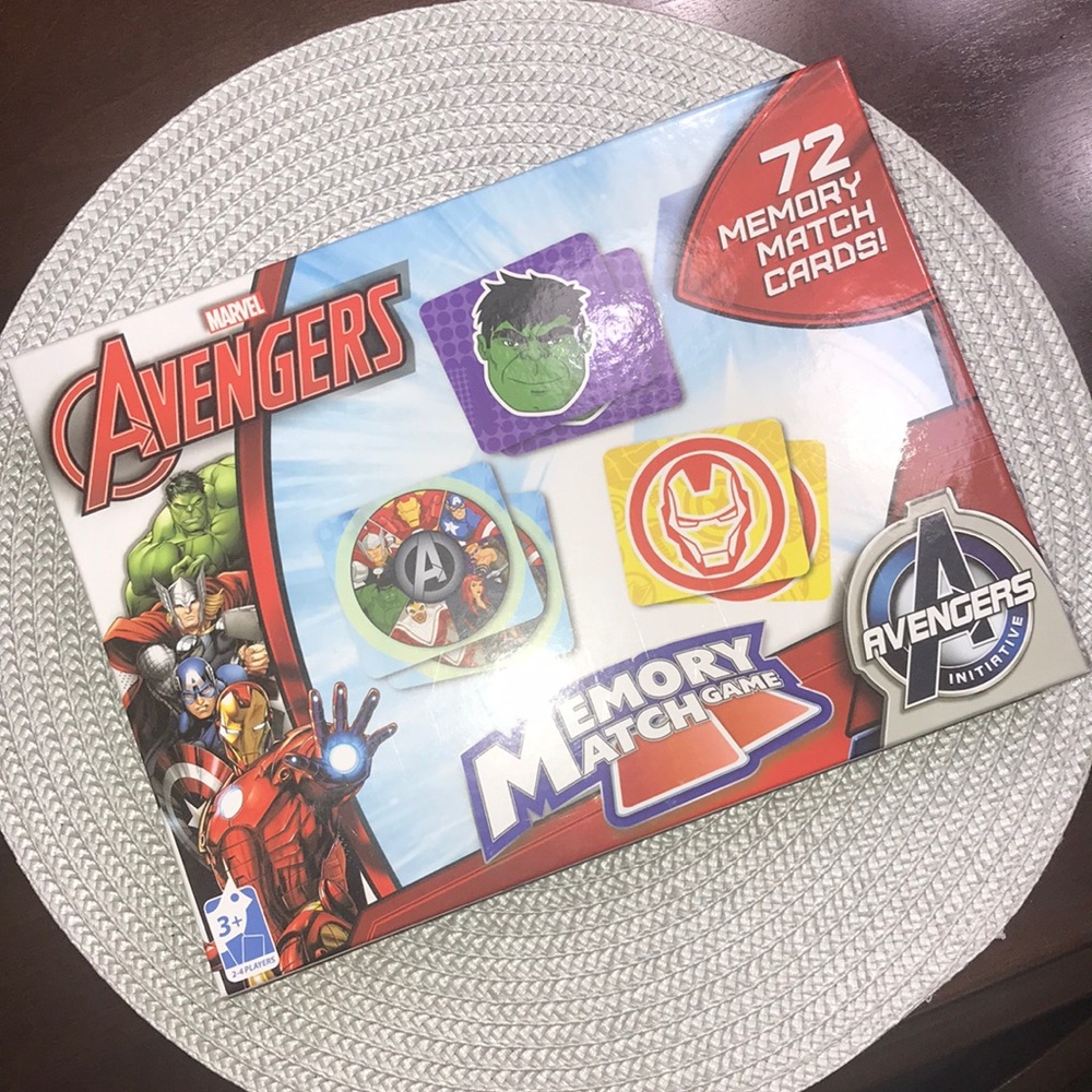 ⚫️ 5/$25AVENGERS MEMORY MATCHING GAME 72 cards